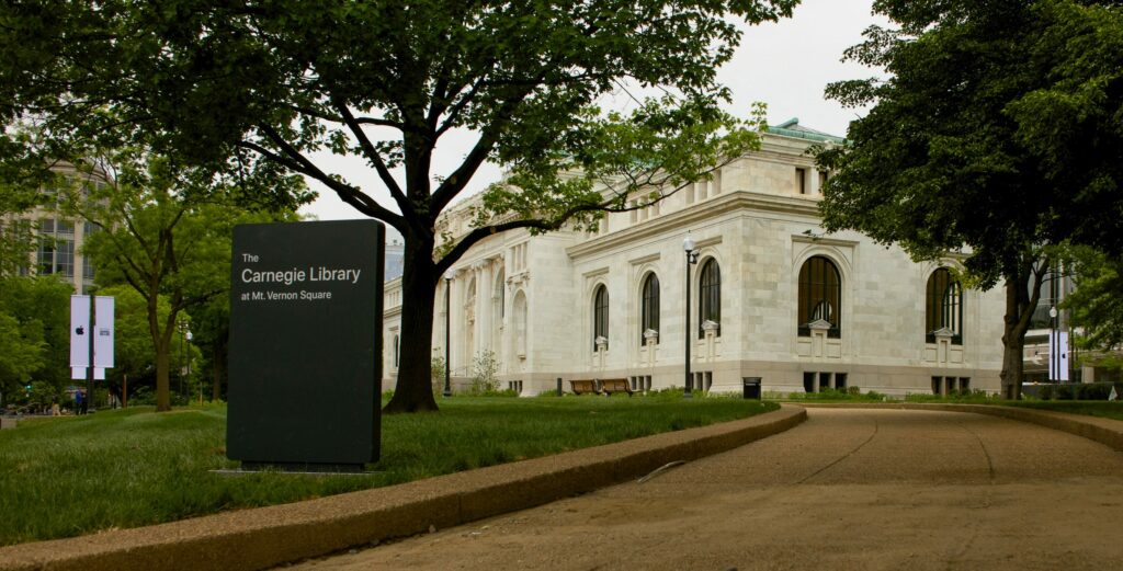 Image of Carnegie Library Washington DC District of Columbia Mount Vernon Square